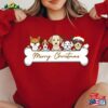 Christmas Sweatshirt Dog Bones Merry T-Shirt