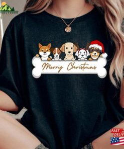 Christmas Sweatshirt Dog Bones Merry Unisex Classic 4