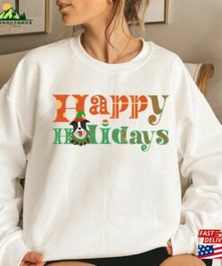Christmas Sweatshirt Happy Holiday Merry Woofmas Classic Christmas Sweatshirt Happy Holiday Merry Woofmas Classic