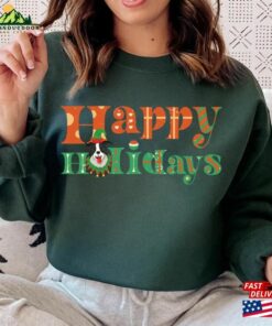 Christmas Sweatshirt Happy Holiday Merry Woofmas Classic 3