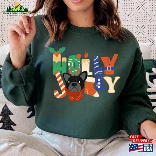 Christmas Sweatshirt Holly Joyly Merry Classic T-Shirt