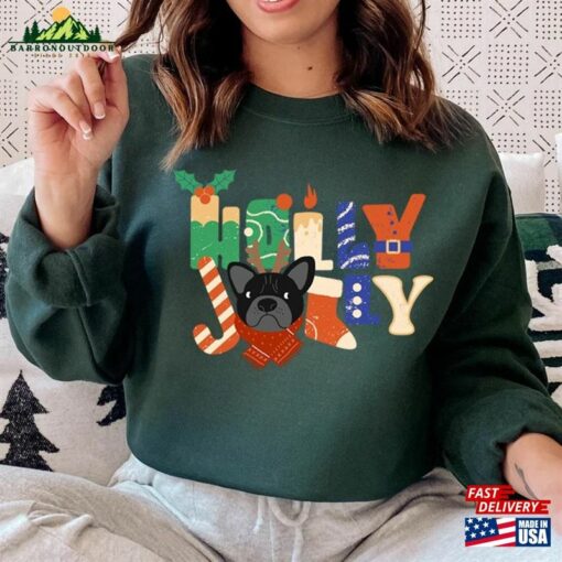 Christmas Sweatshirt Holly Joyly Merry Unisex Classic