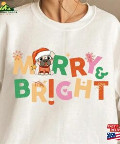 Christmas Sweatshirt Merry Bright T-Shirt Hoodie