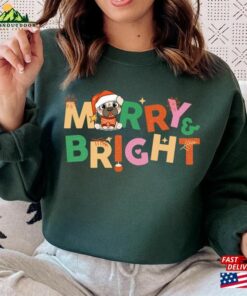 Christmas Sweatshirt Merry Bright Unisex 2 Christmas Sweatshirt Merry Bright Unisex 3