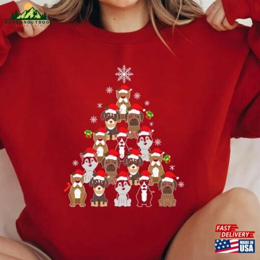 Christmas Sweatshirt Sweater Merry Woofmas Hoodie Unisex