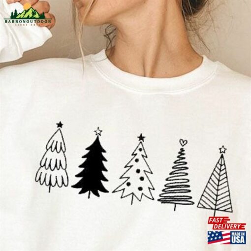 Christmas Tree Sweatshirt Shirts For Women Tshirt Hoodie Unisex