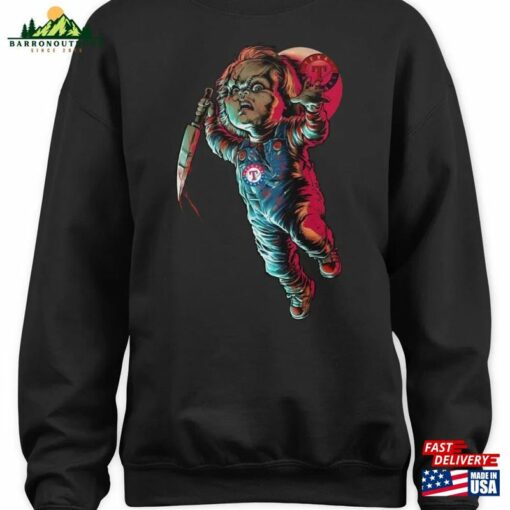 Chucky Texas Rangers Halloween 2023 Tee Shirt Hoodie Classic T-Shirt