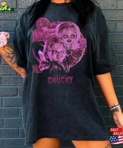 Chucky Vintage Halloween 2023 T-Shirt 90S See You In Hell Crewneck Sweatshirt Comic Unisex Tee Hoodie