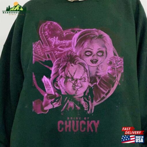 Chucky Vintage Halloween 2023 T-Shirt 90S See You In Hell Crewneck Sweatshirt Comic Unisex Tee Hoodie