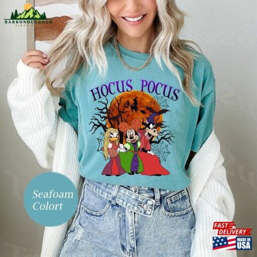 Colors Comfort Hocus Pocus Mickey Shirt Disney Girls Trip Fan Hoodie Sweatshirt