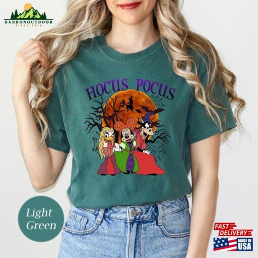 Colors Comfort Hocus Pocus Mickey Shirt Disney Girls Trip Fan Hoodie Sweatshirt