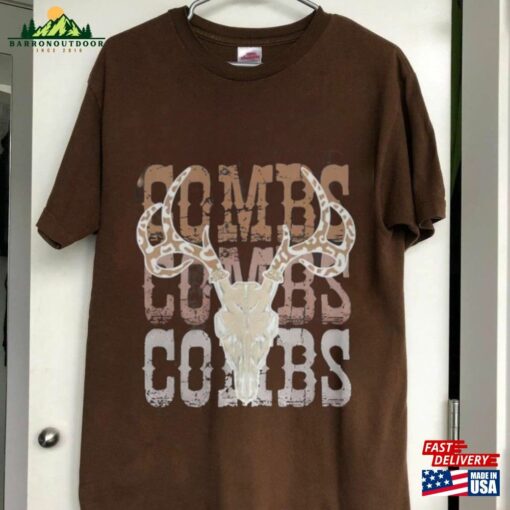 Combs Crazy Bullhead Country Music Tee Concert Shirt T-Shirt Unisex