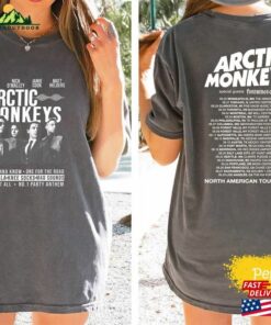 Comfort Color Arctic Monkeys 2023 North America Tour Dates Sweatshirt Music Lyrics T-Shirt Concert Tee Classic Unisex