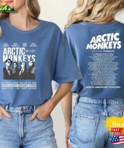 Comfort Color Arctic Monkeys 2023 North America Tour Dates Sweatshirt Music Lyrics T Shirt Concert Tee Classic Unisex 4