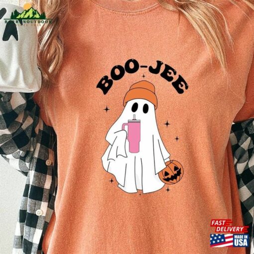 Comfort Color Boo Jee Shirt Cute Funny Halloween T-Shirt Classic