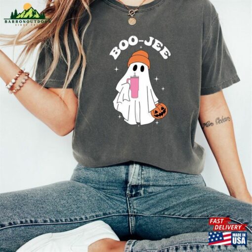 Comfort Color Boo Jee Shirt Cute Funny Halloween T-Shirt Classic