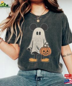 Comfort Color Mickey Ghost Halloween Shirt Retro Spooky Season Sweatshirt Classic 3