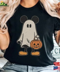 Comfort Color Mickey Ghost Halloween Shirt Retro Spooky Season Sweatshirt Classic 4