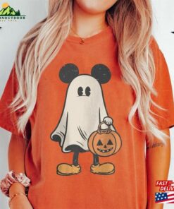 Comfort Color Mickey Ghost Halloween Shirt’s Not So Scary T-Shirt Hoodie