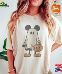 Comfort Color Mickey Ghost Halloween Shirt’s Not So Scary T-Shirt Hoodie