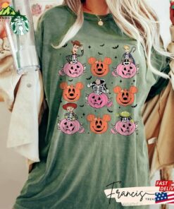 Comfort Color Toy Story Pumpkin Halloween Shirt Skeleton Unisex Hoodie 4
