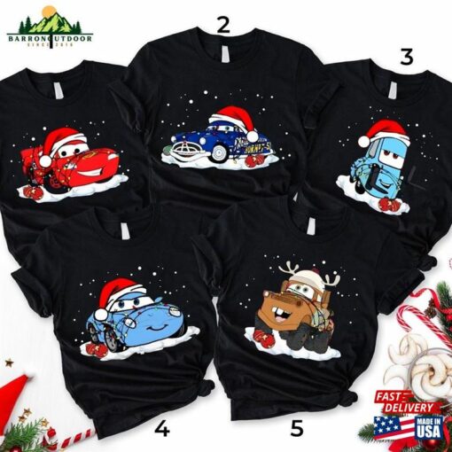 Comfort Colors® Disney Cars Christmas Shirt Walt World Lightning Mcqueen Tow Hoodie Classic