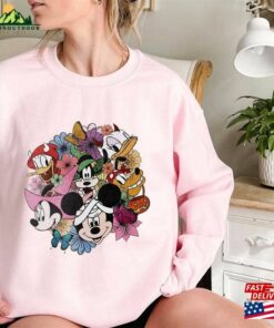 Comfort Colors® Disney Floral Halloween Sweatshirt Disneyland Mickey Unisex