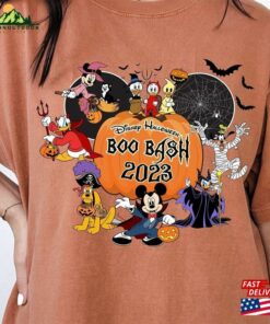 Comfort Colors® Disney Halloween Boo Bash Party Shirt World Trip 2023 Shirts Unisex Sweatshirt