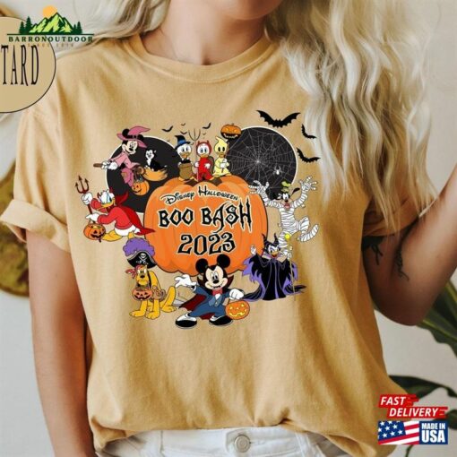 Comfort Colors® Disney Halloween Boo Bash Party Shirt World Trip 2023 Shirts Unisex Sweatshirt