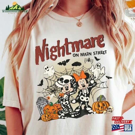 Comfort Colors® Disney Halloween Nightmare Shirt On The Street Hoodie T-Shirt