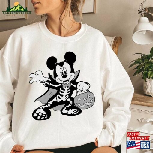 Comfort Colors® Disney Halloween Sweatshirt Mickey Not So Scary Shirt Hoodie