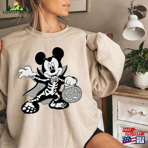 Comfort Colors® Disney Halloween Sweatshirt Mickey Not So Scary Shirt Hoodie