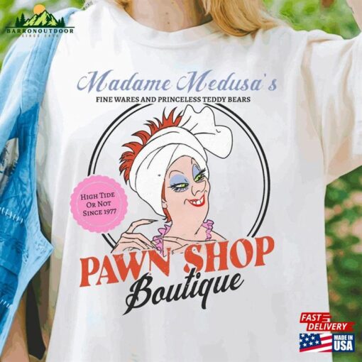 Comfort Colors® Disney Madame Medusa Shirt The Rescuers Villain’S Pawn Shop T-Shirt Walt World Tee Disneyland Halloween Party Hoodie