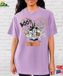 Comfort Colors® Disney Mickey Boo Shirt Retro Spooky Season T-Shirt Halloween Pumpkin Tee Unisex Classic