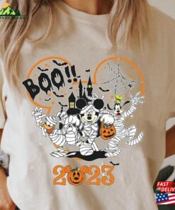 Comfort Colors® Disney Mickey Boo Shirt Retro Spooky Season T-Shirt Halloween Pumpkin Tee Unisex Classic