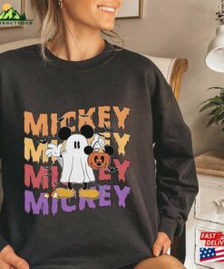 Comfort Colors® Disney Mickey Ghost Halloween Sweatshirt’s Not So Scary Hoodie