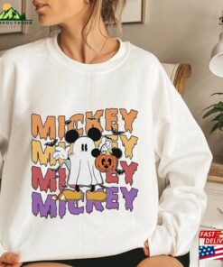 Comfort Colors® Disney Mickey Ghost Halloween Sweatshirt’s Not So Scary Hoodie