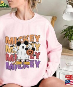 Comfort Colors(r) Disney Mickey Ghost Halloween Sweatshirts Not So Scary Hoodie 3