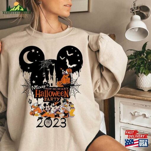 Comfort Colors® Disney Mickey’s Not So Scary Halloween Sweatshirt Hoodie