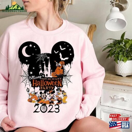 Comfort Colors® Disney Mickey’s Not So Scary Halloween Sweatshirt Hoodie