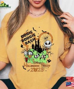 Comfort Colors® Disney Oogie Boogie Bash 2023 Shirt Nightmare Mickey Donald Goofy Unisex Hoodie