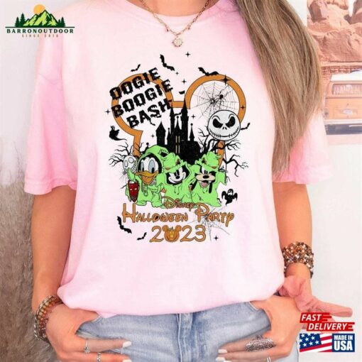 Comfort Colors® Disney Oogie Boogie Bash 2023 Shirt Nightmare Mickey Donald Goofy Unisex Hoodie