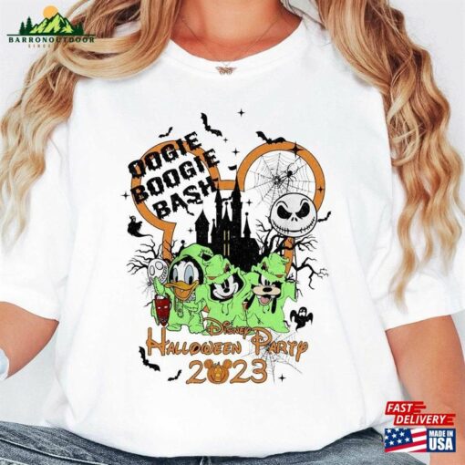 Comfort Colors® Disney Oogie Boogie Bash 2023 Shirt Nightmare Mickey Donald Goofy Unisex Hoodie