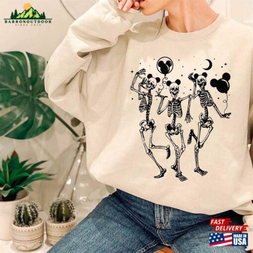 Comfort Colors® Disney Skeleton Sweatshirt Mickey Balloon Unisex