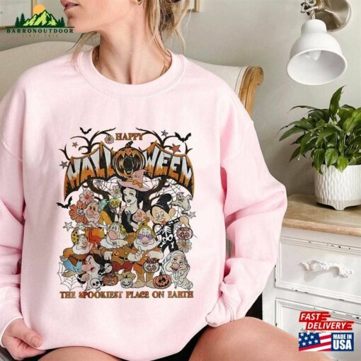 Comfort Colors® Disney Snow White And Seven Dwarfs Halloween Sweatshirt Princesses T-Shirt Classic