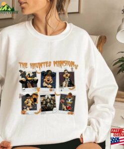 Comfort Colors(r) Disney The Haunted Mansion Sweatshirt Mickey And Friends Halloween Party 2023 T Shirt 4