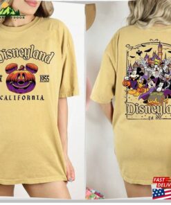 Comfort Colors® Disneyland Est 1955 Halloween Shirt Oogie Boogie Bash Party 2 Sided Disney Classic Hoodie