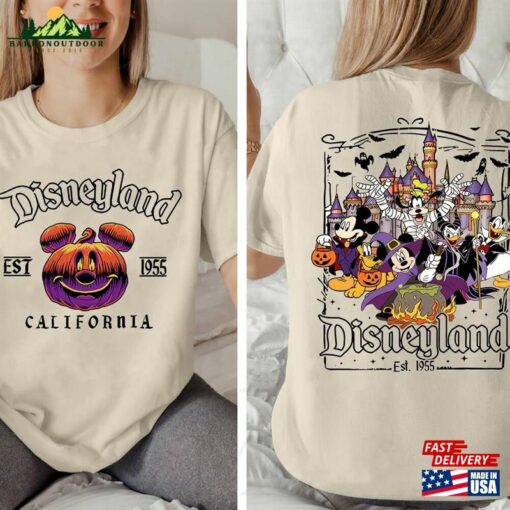 Comfort Colors® Disneyland Est 1955 Halloween Shirt Oogie Boogie Bash Party 2 Sided Disney Classic Hoodie