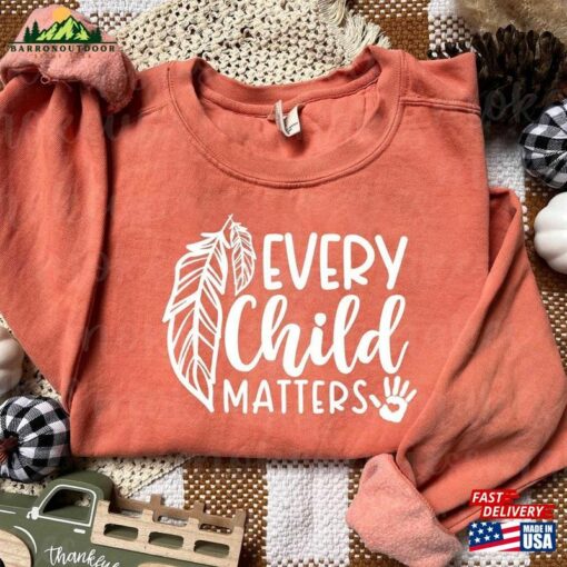 Comfort Colors® Every Child Matters Sweatshirt T-Shirt Orange Day 2023 Shirt