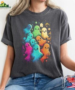 Comfort Colors(r) Ghosts Halloween Shirt Funny Family Unisex Hoodie 3